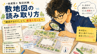 一級建築士製図試験「敷地図の読み取り方」｜「確認するだけ」の敷地図をやめて、合格に近づいた理由