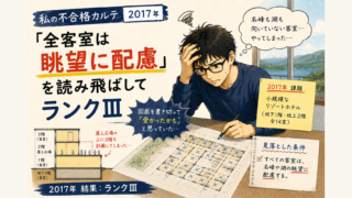 私の不合格カルテ2017年｜「全客室は眺望に配慮」を読み飛ばしてランクⅢ