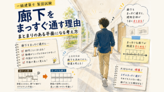廊下をまっすぐ通す理由｜まとまりのある平面になる考え方