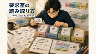 一級建築士設計製図試験「要求室の読み取り方」｜レイアウトより先に考えていたこと